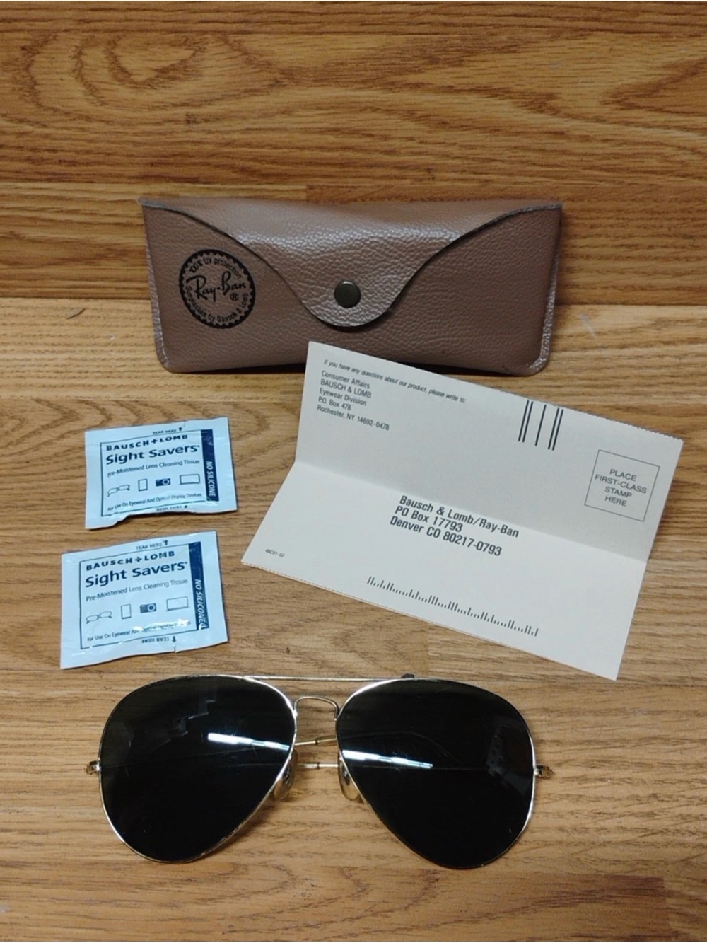 Vintage Bausch &lomb Ray-Ban Men’s Aviator Sunglasses made in USA 🇺🇸